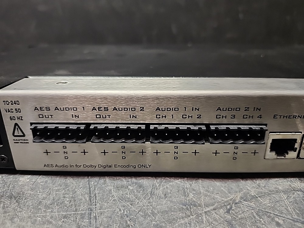 Adtec Edje RM-2100, MPEG2 DTV Real-Time Encoder