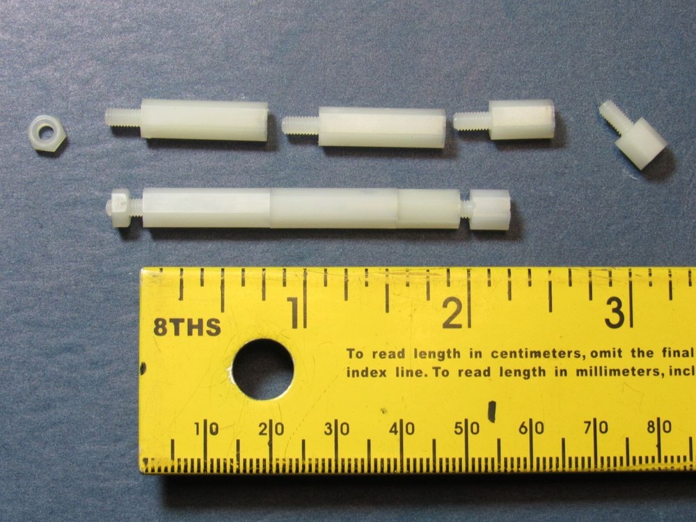 (4) 2" Total length - Plastic Stand-offs