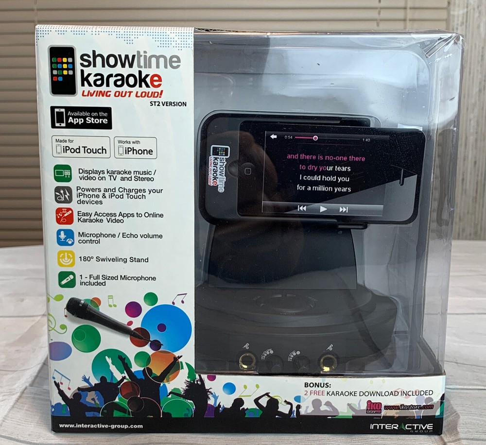 NEW Interactive Group Showtime karaoke Living out Loud ST2 Version Iphone Ipod