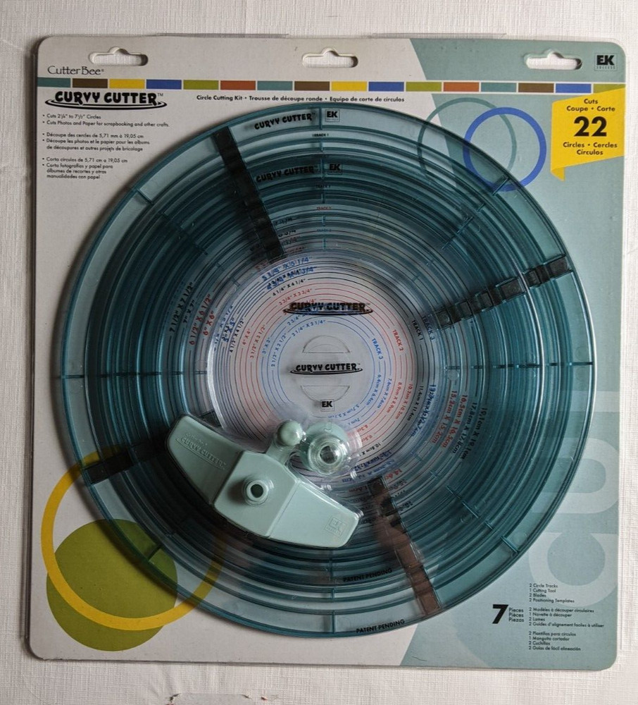 Cutter Bee Curvy Cutter Circle Cutter Set & Oval Template