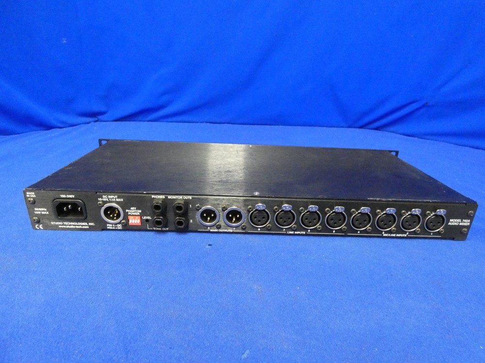 Studio Technologies Model 742A Audio Mixer (works-read ad)