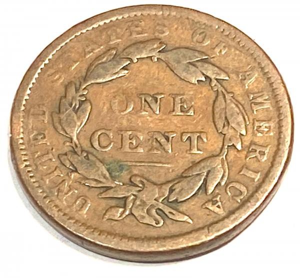 1838 Large Cent Nice Looking FINE #2
