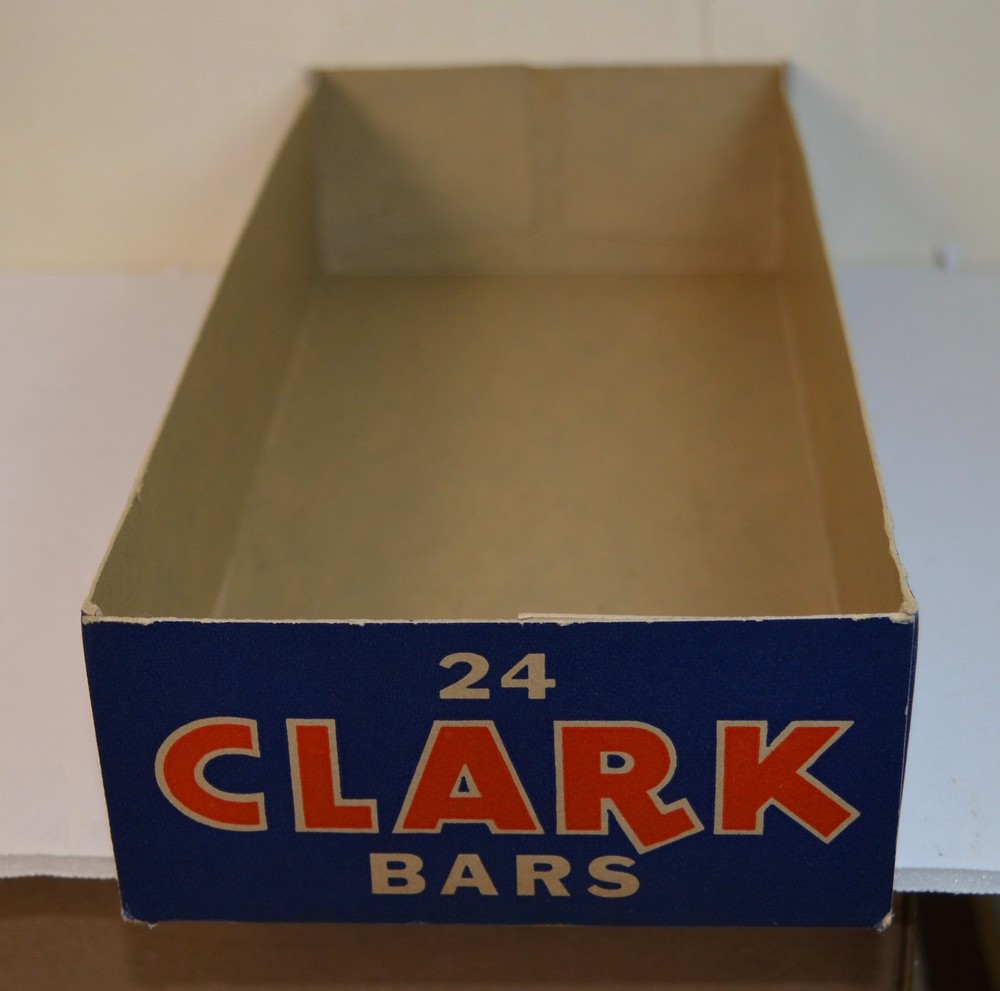 Vintage Clark Bar Candy Box - 24 Count . Complete - Very Nice