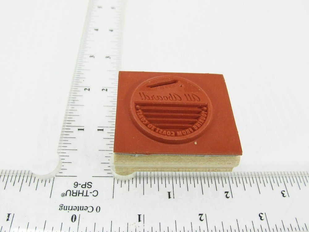 All Aboard From Coast To Coast Rubber Stamp - Stamp Set E01