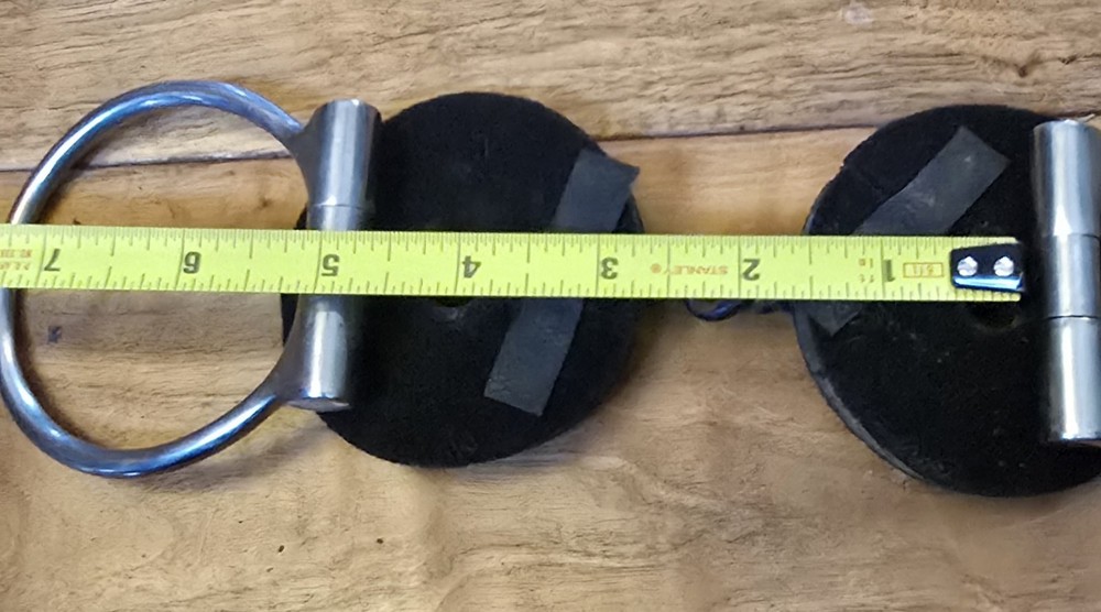 Twisted Wire D-ring Snaffle Bit Horse Tack