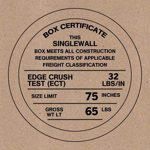 25 4x4x28 Kraft Brown Corrugated Shipping Boxes 32 ECT Single-Wall New