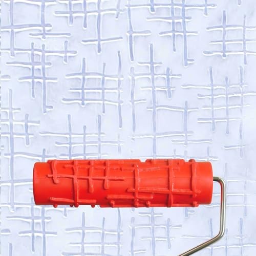 7"DIY Patterned Paint Roller | Decorative Art Texture Roller | Embossing BK096R