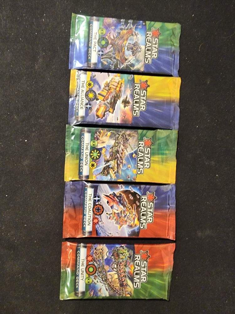 Star Realms 5 Commander Decks New Sealed