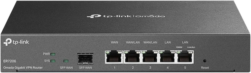 Tp-Link Omada ER7206 Multi-WAN Professional Wired Gigabit VPN Router 4 Wan