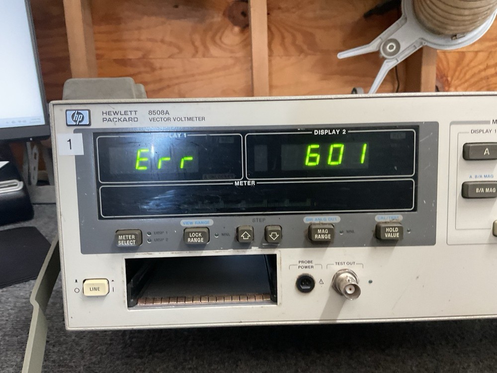 HP Hewlett Packard 8508A Vector Voltmeter