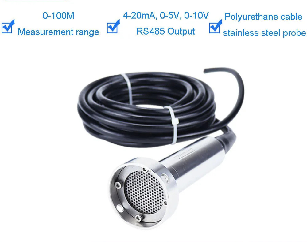 Pressure Sensor Anti-Blocking Sewage Tank Liquid Level Transmitter 4–20mA RS485