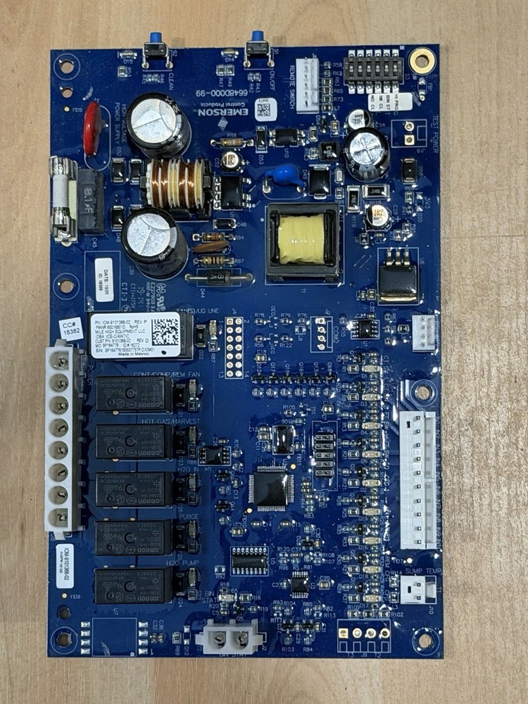 ICE-O-MATIC CONTROL BOARD  / 9101368-02 / EMERSON / GUARANTEED TO WORK
