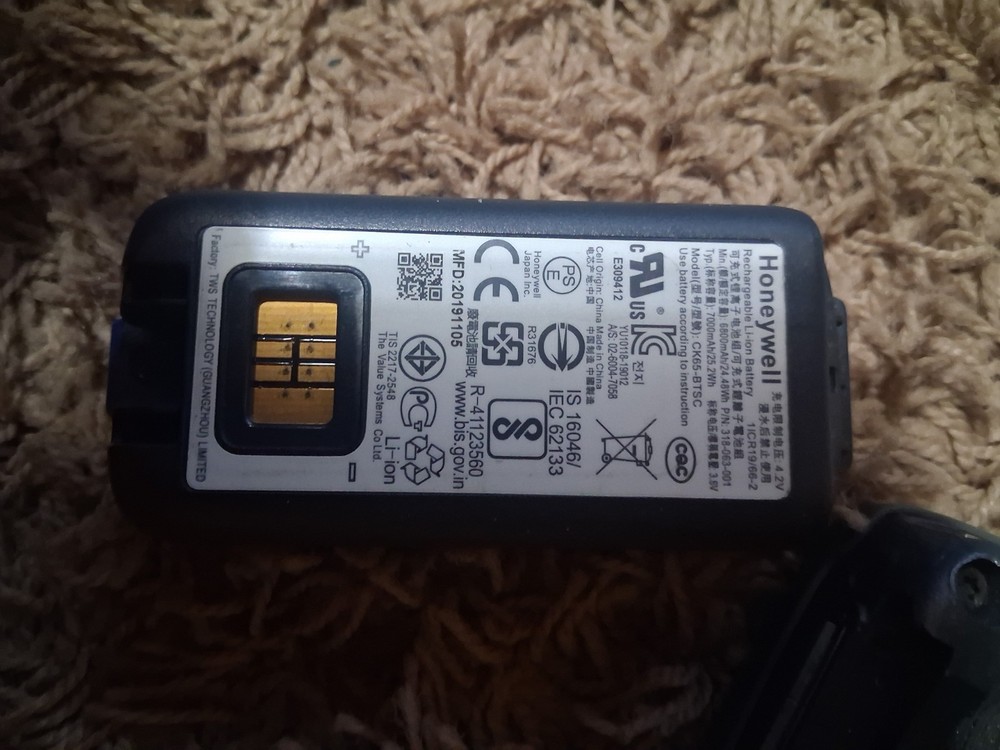 Honeywell CK65 Handheld PDA Mobile Computer Barcode Scanner Keypad Android Dock