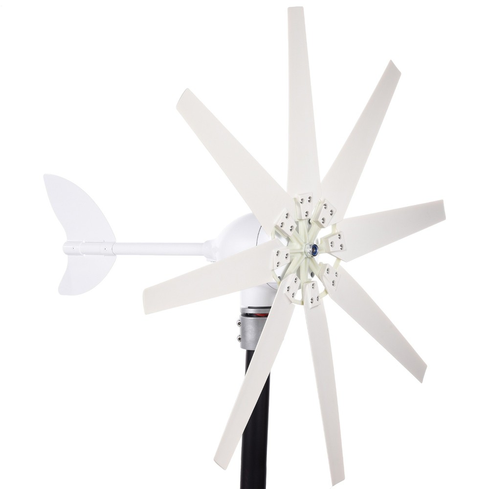 1200W DC 24V Wind Turbine Generator Kit with Charge Controller Windmill Power