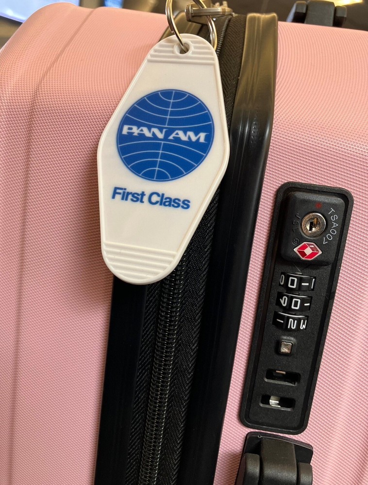 PAN AM “first class” inspired keytag