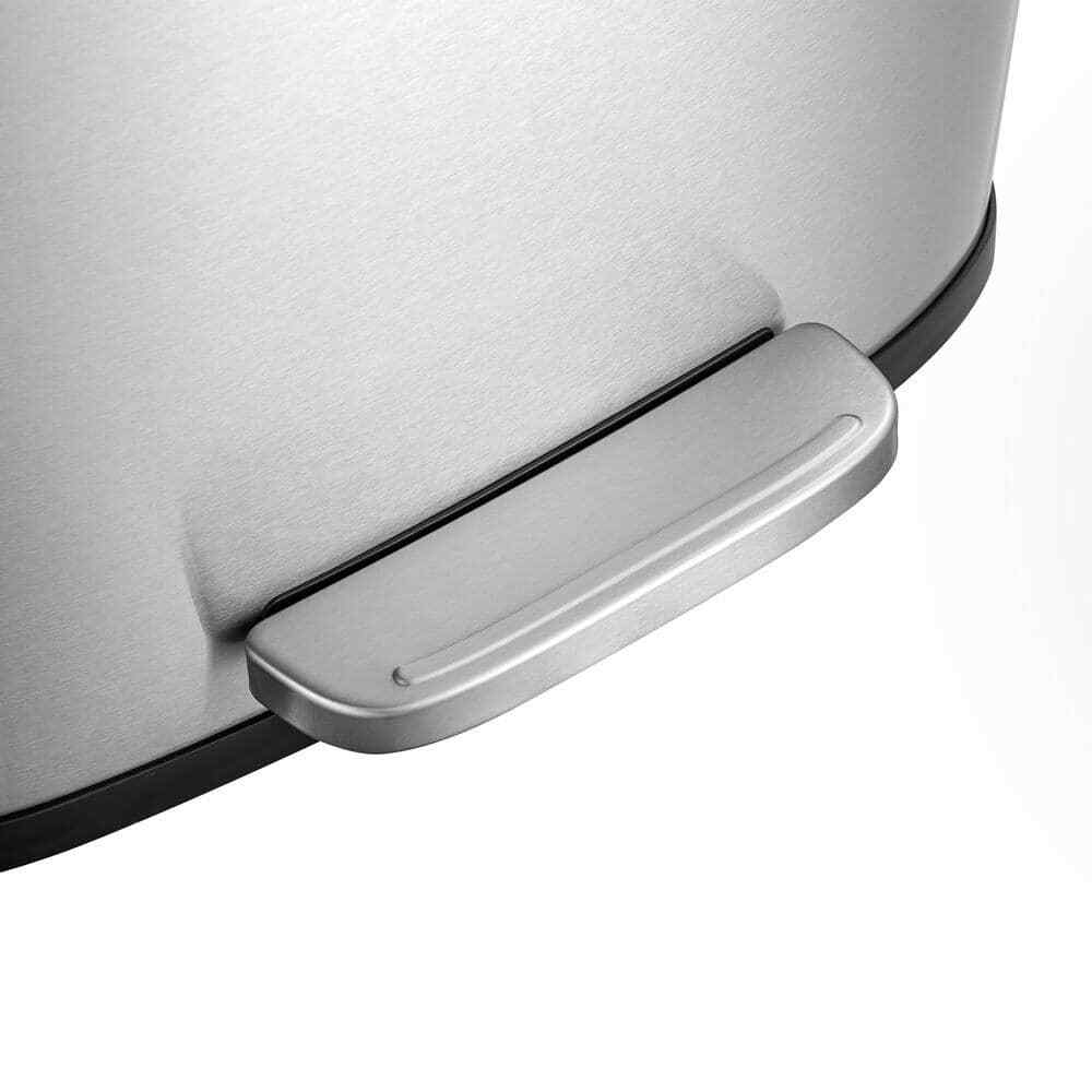 Qualiazero Kitchen Trashcan Rectangle Step on 13 Gal Stainless Steel FREE SHIP