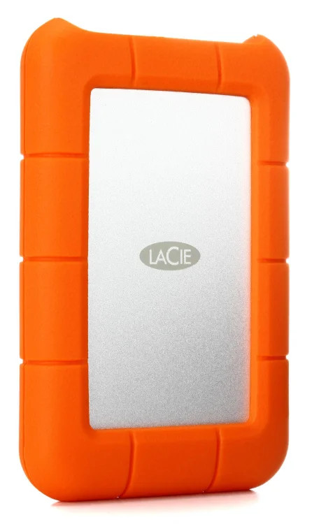 LaCie Rugged USB-C 1TB Portable Hard Drive