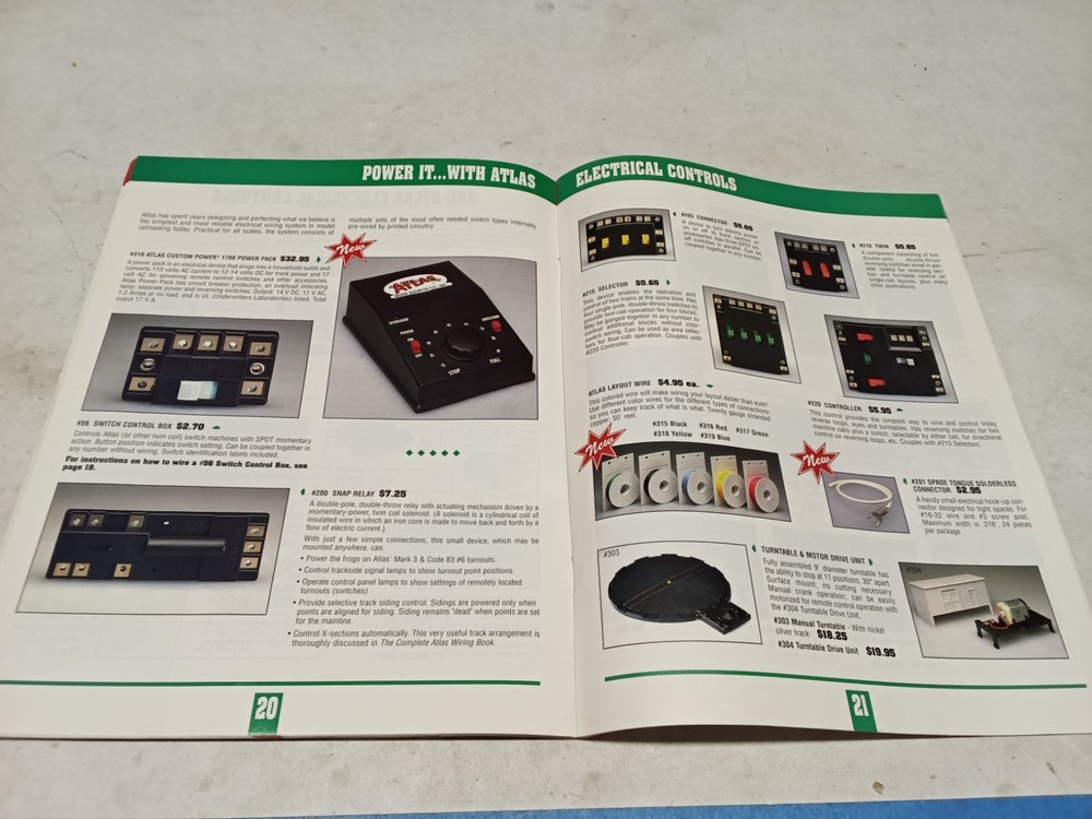 1995 Atlas Master Catalog HO, N scale #33
