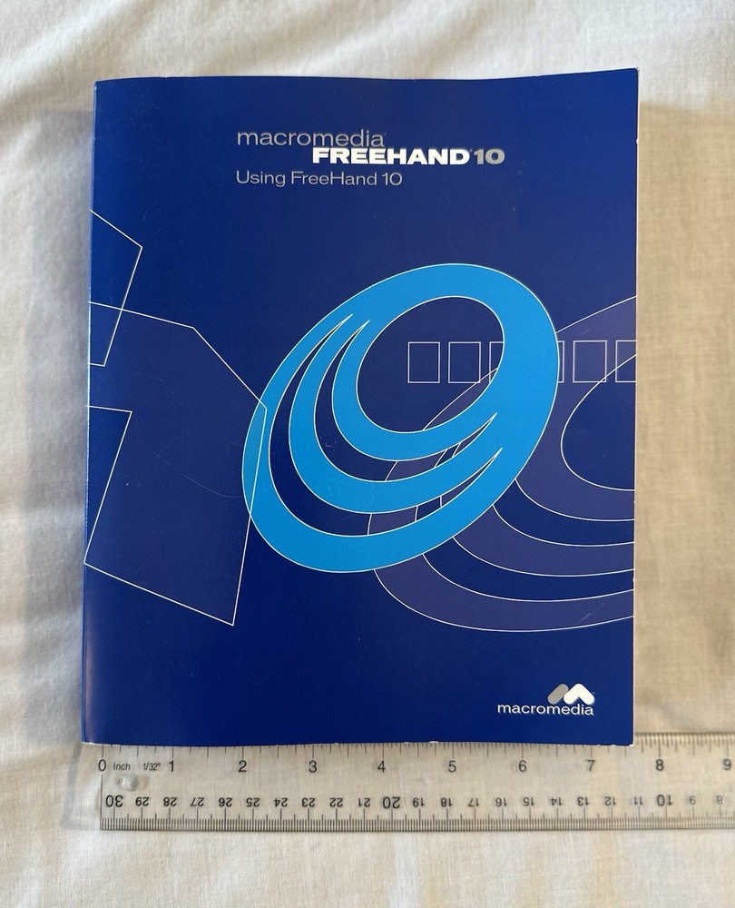 Macromedia FREEHAND 10 BOOK + CD ~ Using Free Hand MAC WINDOWS