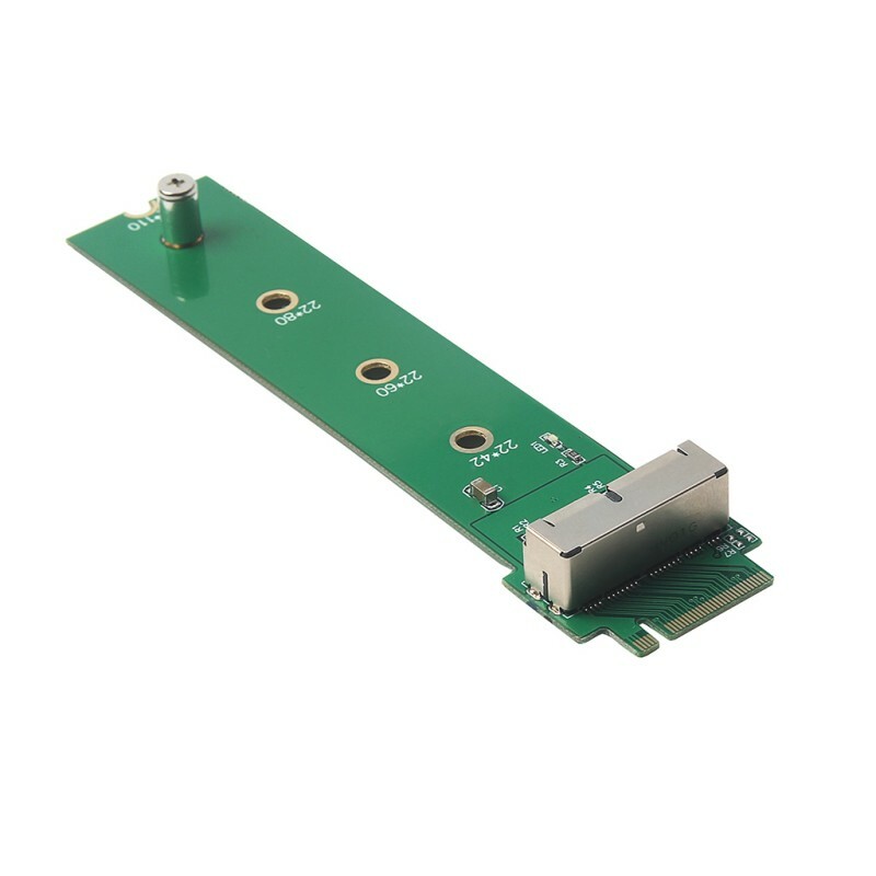 for 12+16pin MacBook Air Pro SSD to pcie m.2 interface Adapter for Desktop PC