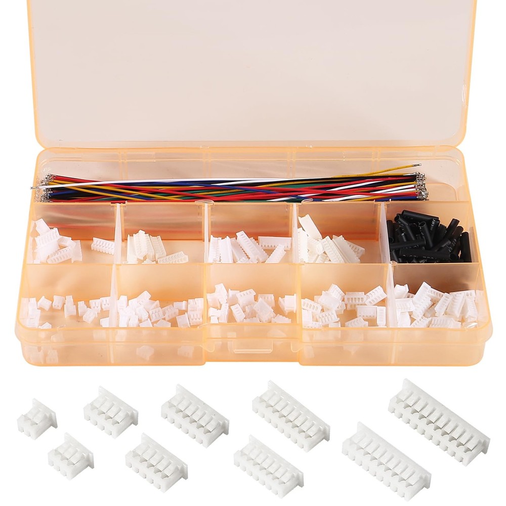 JST 1.25mm Connectors Socket and Plug with Pre-Crimped Cables Compatible with...
