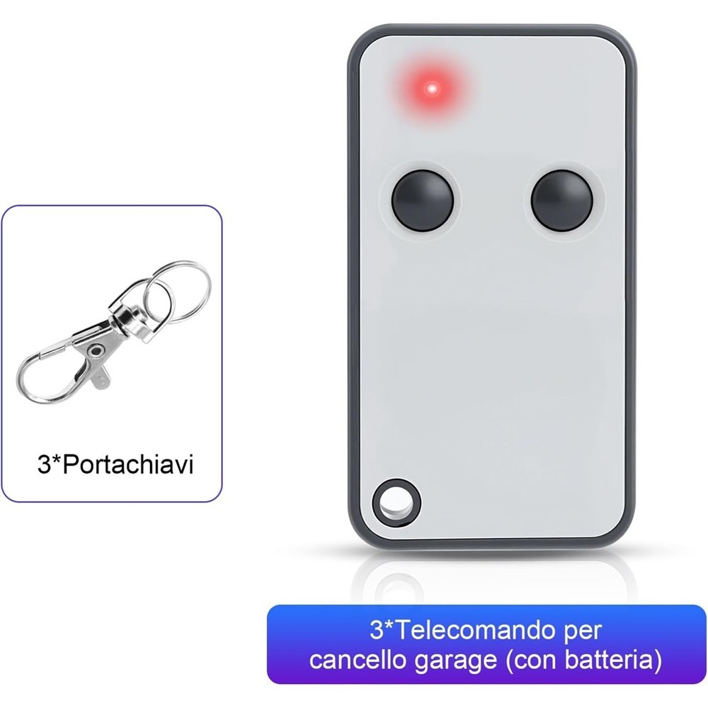 3pcs Remote Control for E80 TX52R 2 Channels 433.92 MHz for Gate and8841