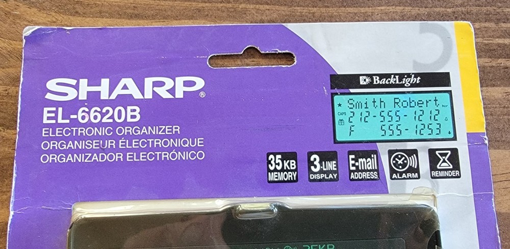 Sharp Memo Master Organizer - EL-6620B - Brand New - Untested