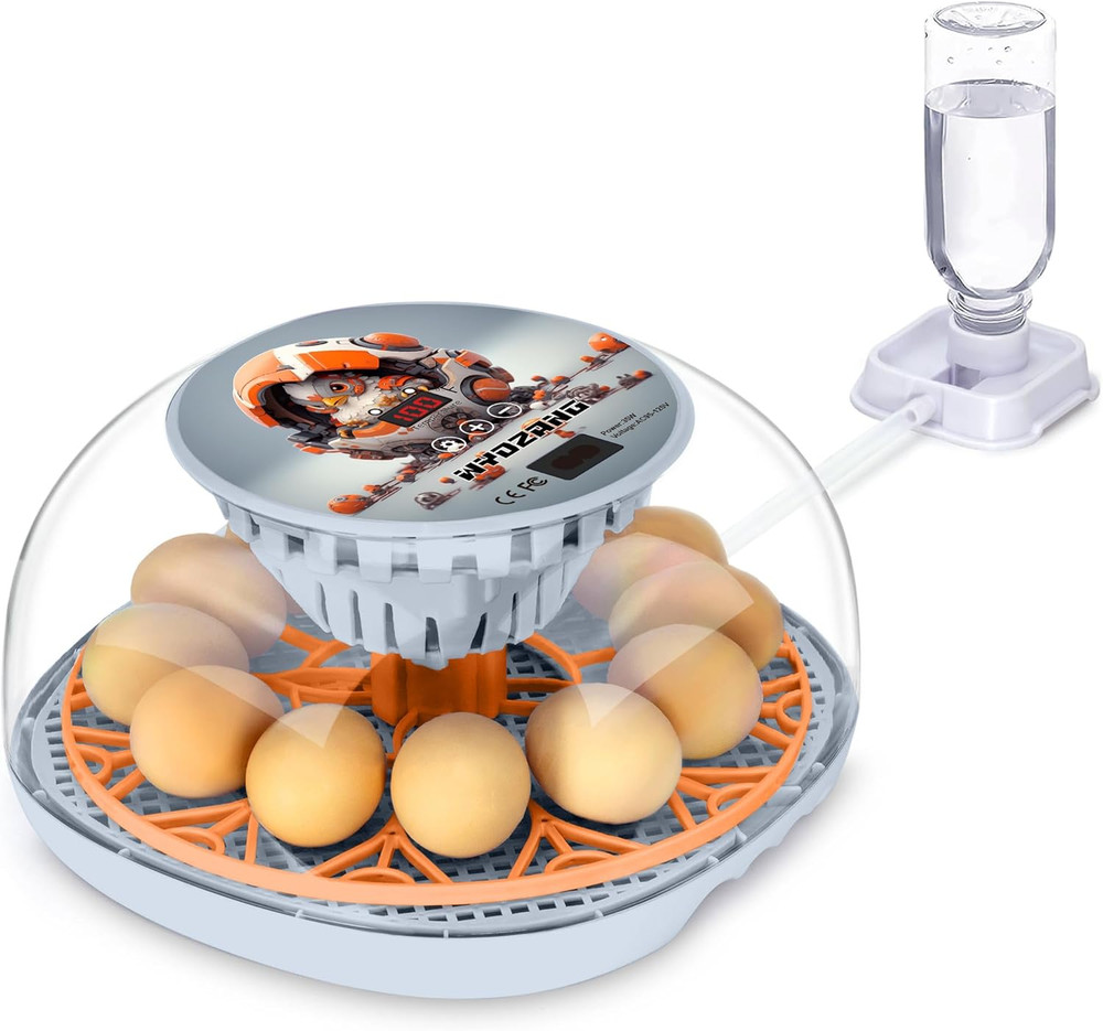 Smart Chicken Incubators for Hatching Eggs with Automatic Turner Small Poultry D