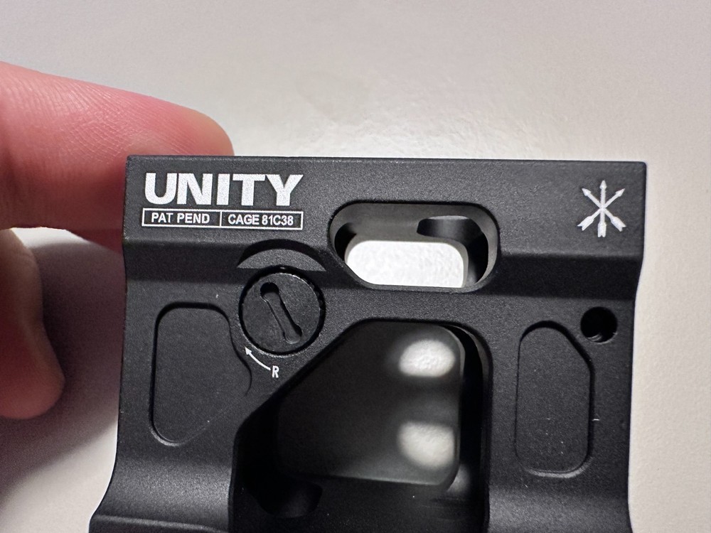 Unity Tactical Fast Micro Red Dot Mount Black FST - New Read Description