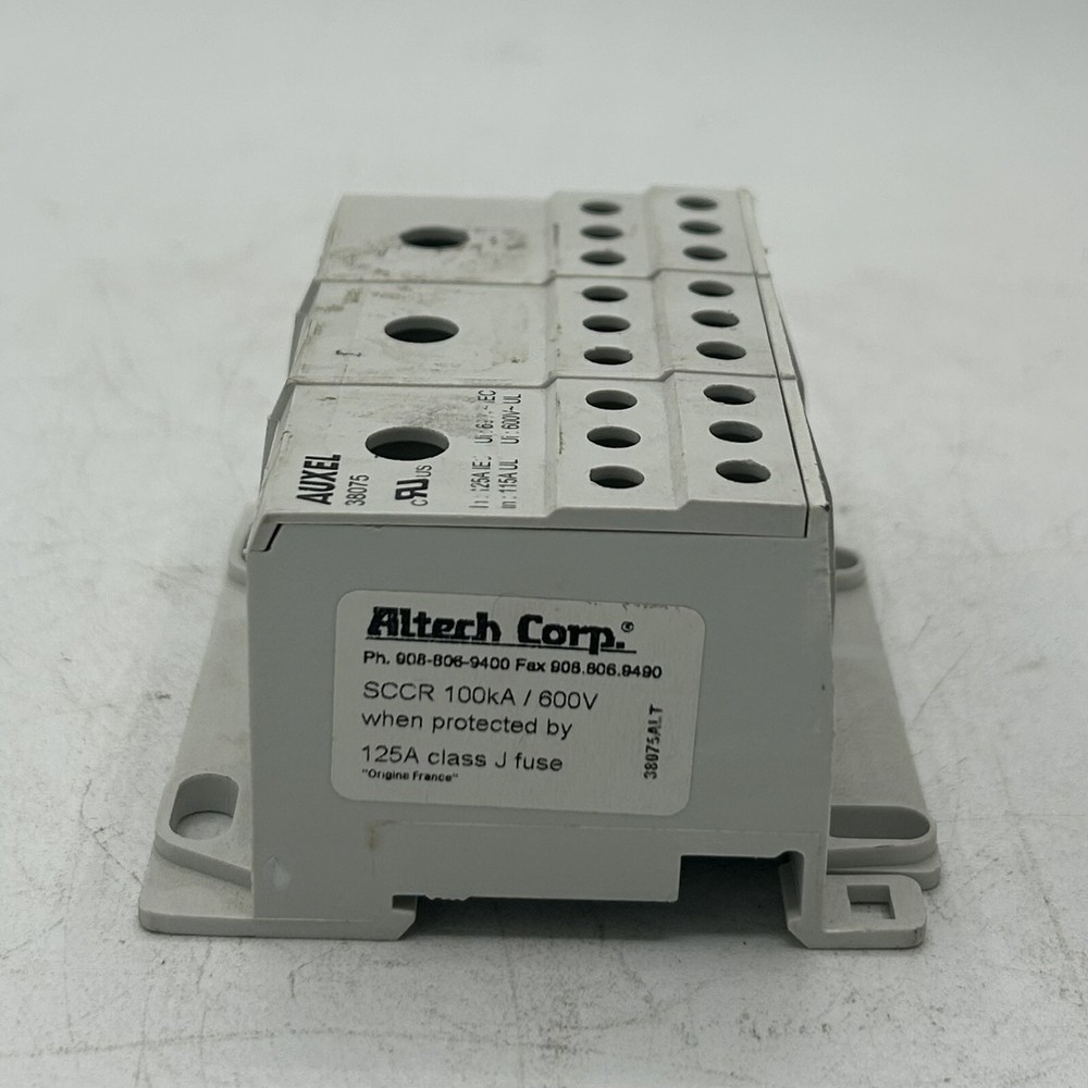 Altech Corp 38075 Power Distribution Block, 115 Amps, 3 Input, 18 Output