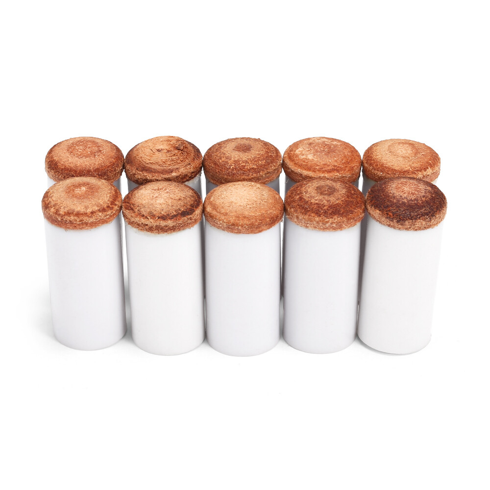 10PCS Pool Tips Hard Stick Ferrules Billiard Head 12MM S1W3