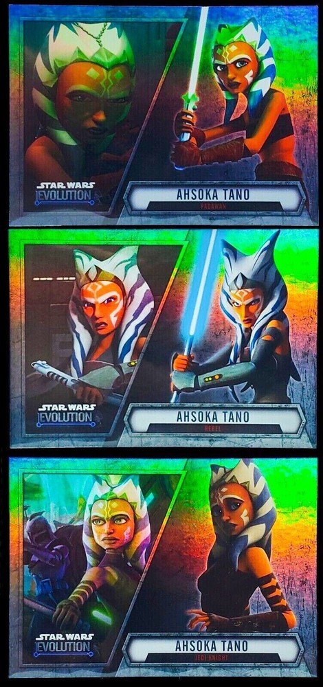 AHSOKA TANO 2016 Star Wars Evolution Foils 10 - 12 QTY