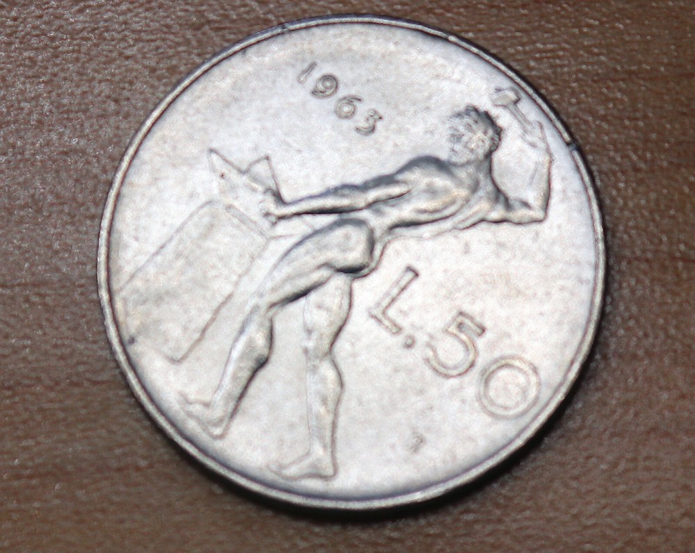 1963 Italy 50 Lire