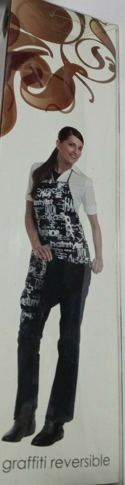 Andre #170 GRAFITTI REVERSIBLE APRON (BLACK/WH) Code: ANDRE 545