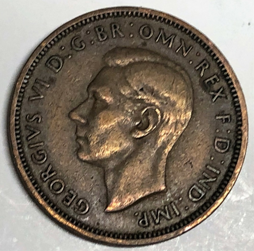 # C4004 GREAT BRITAIN COIN, HALF PENNY 1938
