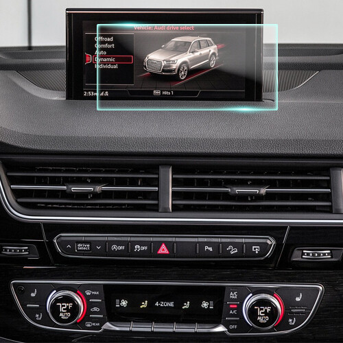 Crystal Clear Screen Protector for 2017 Audi Q7 Vehicle Navigation