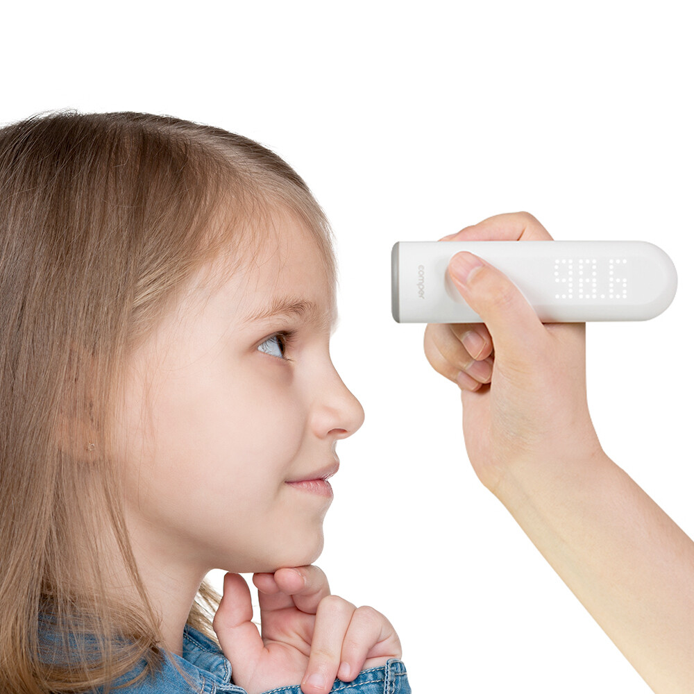 Comper Smart Forehead Thermometer For Kids&Adults Compatible with Apple/Android