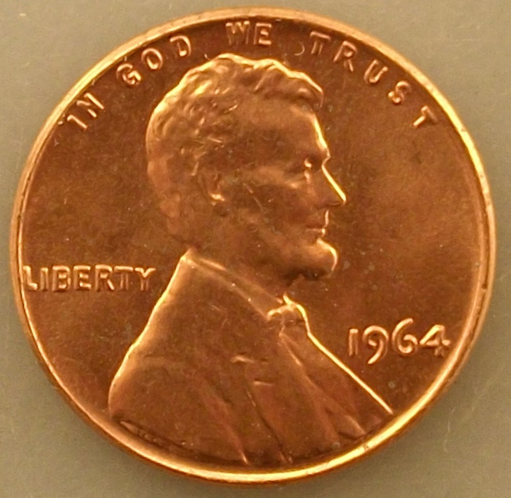 1964 Lincoln Cent Gem BU Red UNC Uncirculated