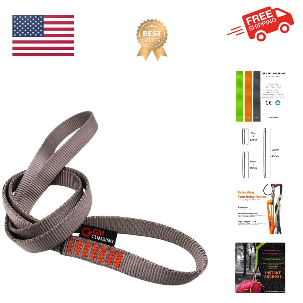 16mm Nylon Sling Runner 22kN / 4950lbf  UIAA Certified
