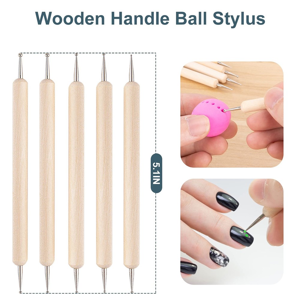 Clay Tools Kit, 25 PCS Ceramics Polymer Clay Sculpting Modeling Pottery Tools...