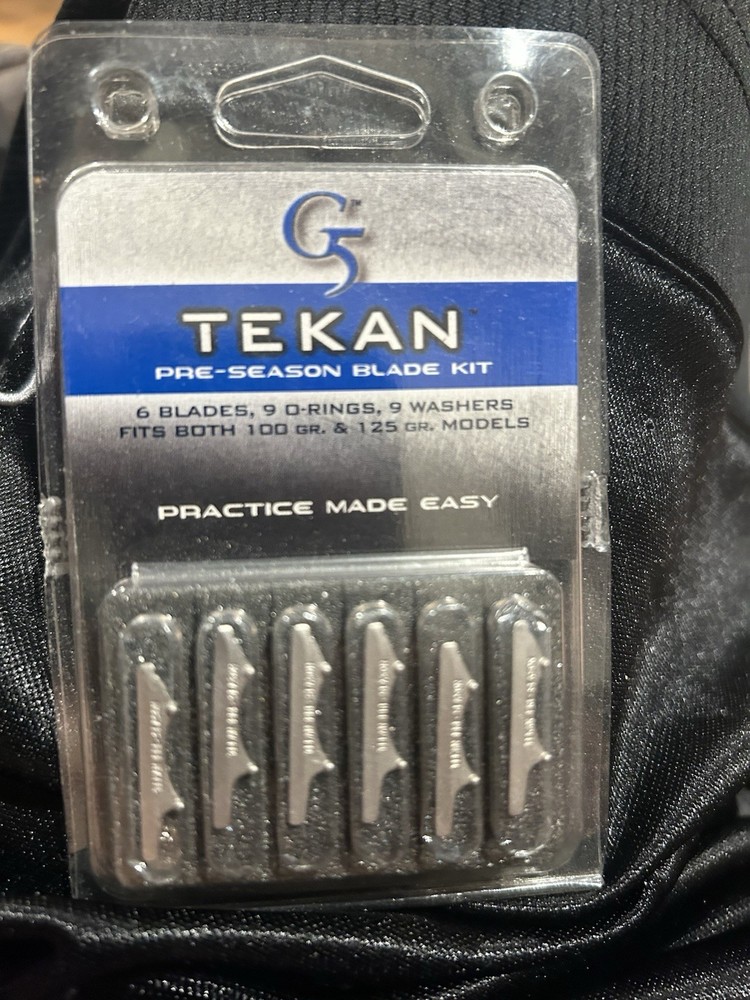 6 Packs TEKAN Broadhead Replacement Practice Blade Kit -- By G5