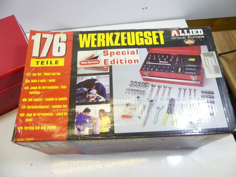 Allies Tool Set Tool Box 176 Pieces M01002