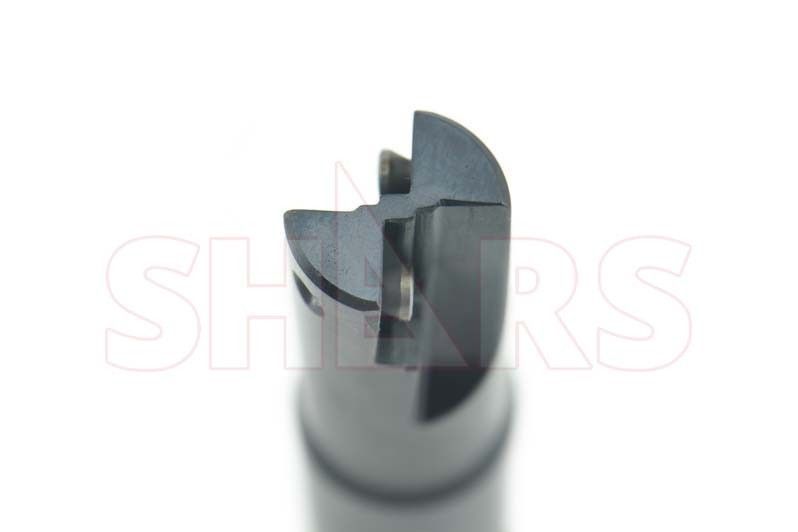 Shars CNC 5/8" 90° Indexable End Mill + 2 APKT1003 Carbide Inserts ![