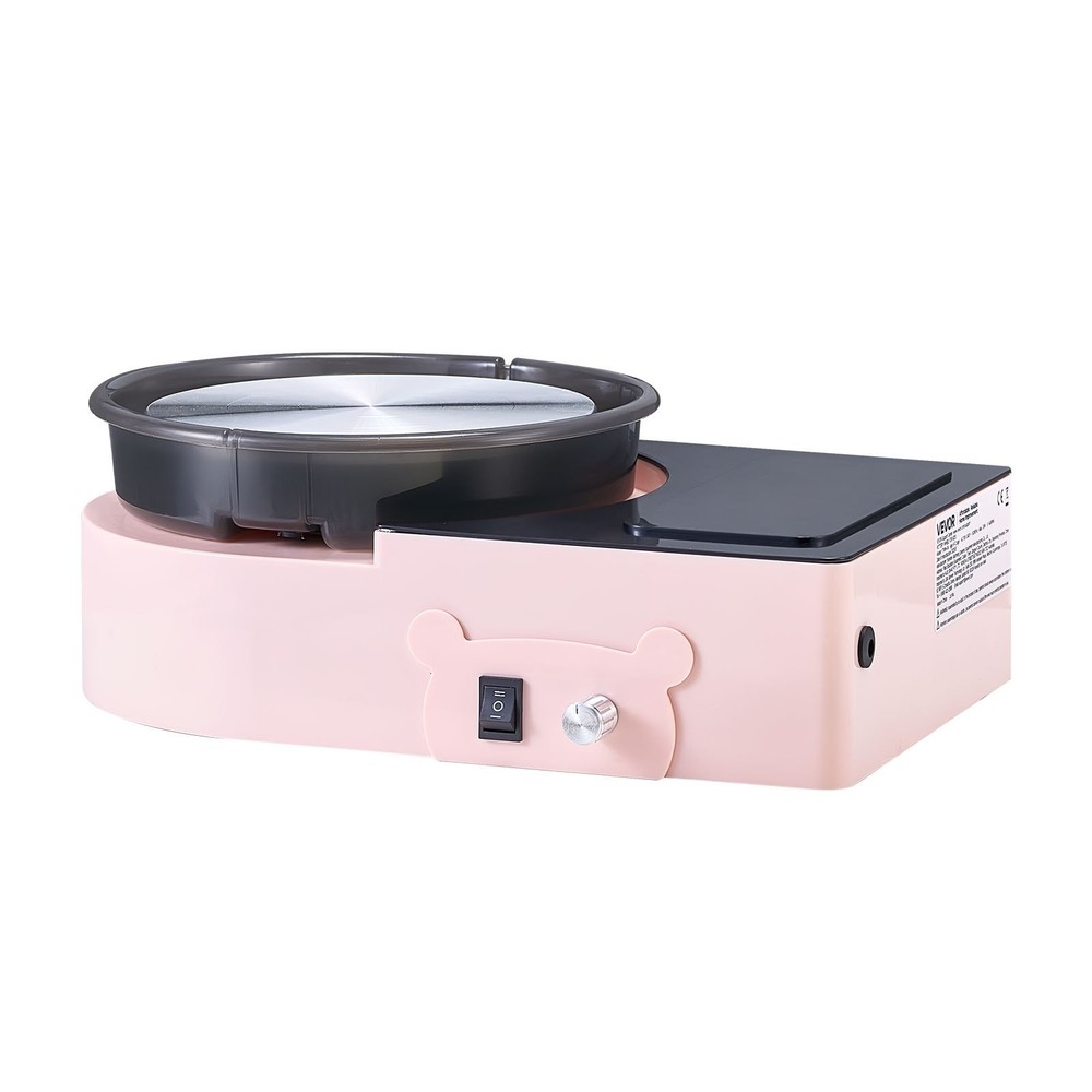 HOT/ Mini Pottery Wheel,6 inch Turntable,Forward and Reverse Rotation,Adjustabl