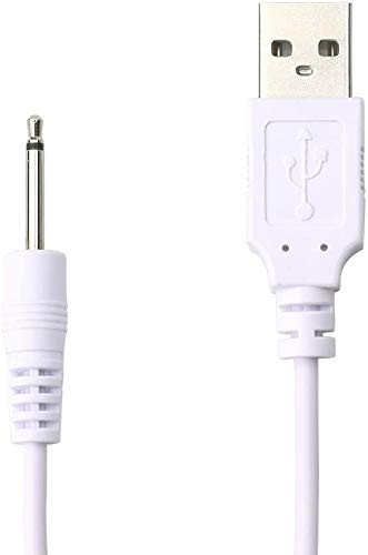 Accessonico USB DC Charging Cable 2.5mm Fast Charger Small, White &