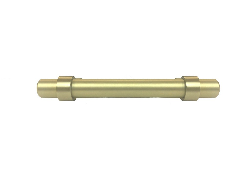 Cabinet Pulls Modern T-Bar 128mm Matte Gold Decorative Kitchen Bath Handle