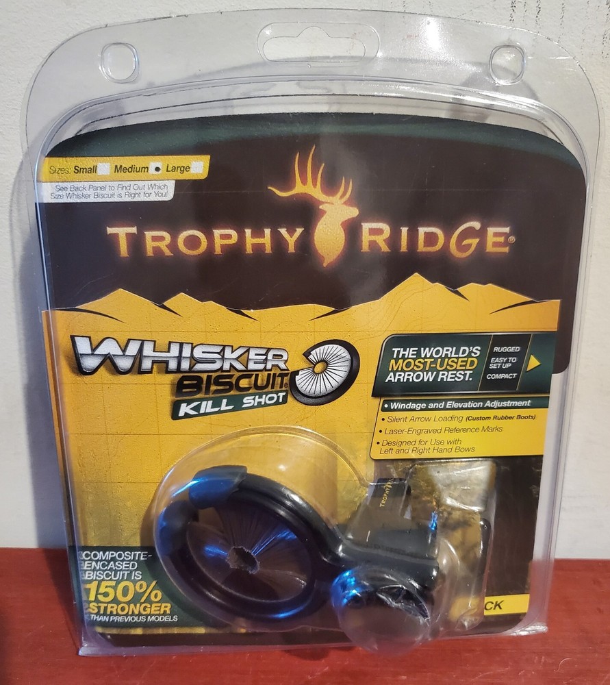 Trophy Ridge Whisker Biscuit Kill Shot Arrow Rest, Medium, Brown