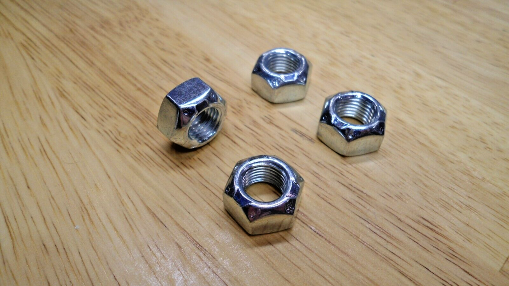 (GRADE 8) CONTROL ARM LOCK NUTS! FOR CAMARO FIREBIRD NOVA CHEVELLE SS ETC (4pcs)
