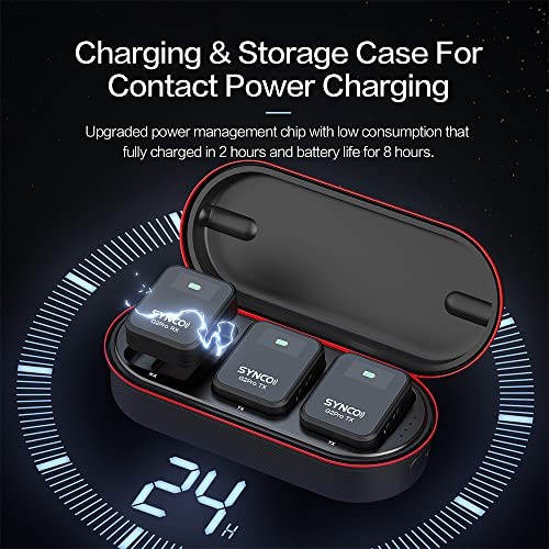 G2A2 Pro Microphone, Wireless Lavalier Microphone, 200m (656 ft) Range, 8