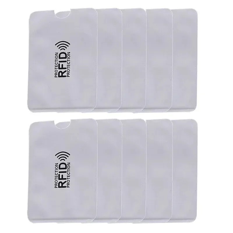 10x RFID Blocking Sleeves Credit Card Protector Holders Theft Protection Secure